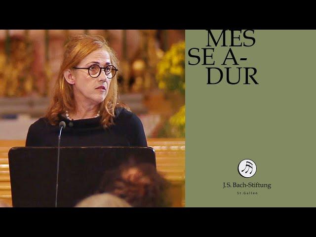 Reflexion von Dorothea Lüddeckens zur Messe BWV 234 (J. S. Bach-Stiftung)