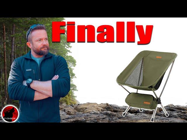 An Ultralight Chair That You Can ACTUALLY Afford - NatureHike Folding Camp Chair