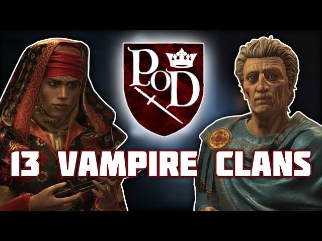 The 13 Vampires Clans - Part 1 (Princes of Darkness CK3)