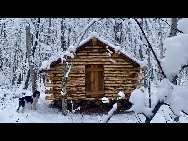 $125 Rustic Off Grid Log Cabin Build