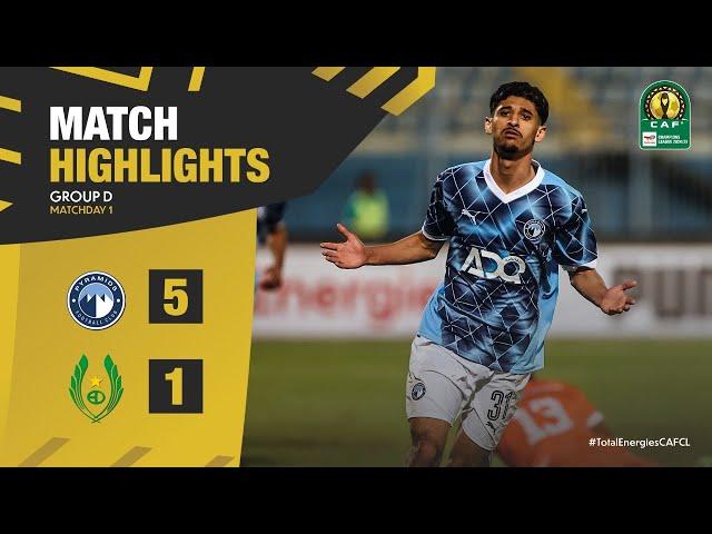 HIGHLIGHTS | Pyramids FC  GD Sagrada Esperança | Matchday 1 | 2024/25 #TotalEnergiesCAFCL