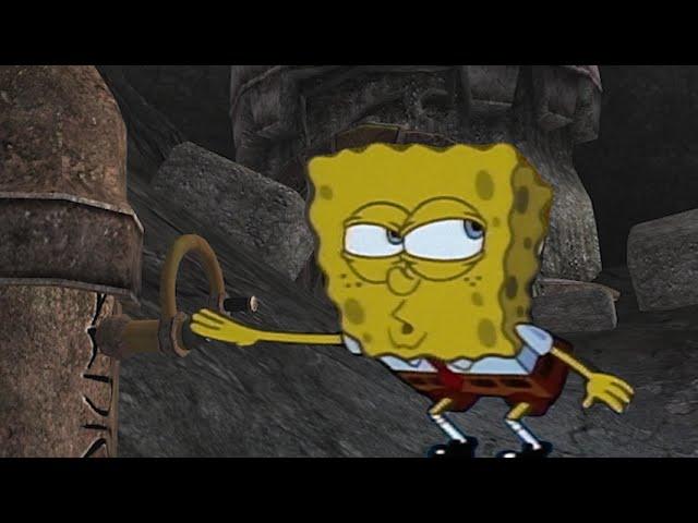 Trying to enter a Dwemer Ruins in Morrowind