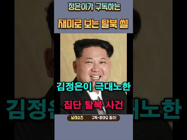 전세계를 경악시킨 집단탈북 사건 #탈북썰 #탈북쇼츠