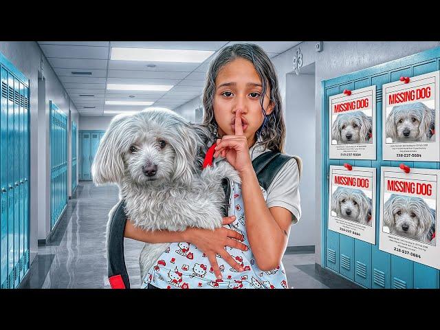 Londyn SNUCK Our DOG Into SCHOOL Again!! *THIS IS BAD*