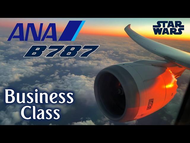  Tokyo - Paris CDG  ANA - STAR WARS - Boeing 787-9 / BUSINESS Class  [FULL FLIGHT REPORT]  R2-D2