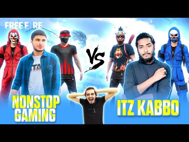 Itz Kabbo Vs Nonstop Gaming | India Vs Bangladesh | Garena Free Fire