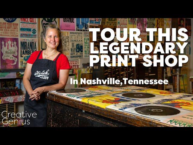 Tour the Legendary Hatch Show Print Shop in Nashville, Tennessee | Creative Genius