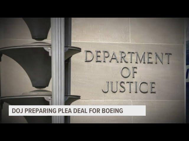 DOJ preparing plea deal for Boeing