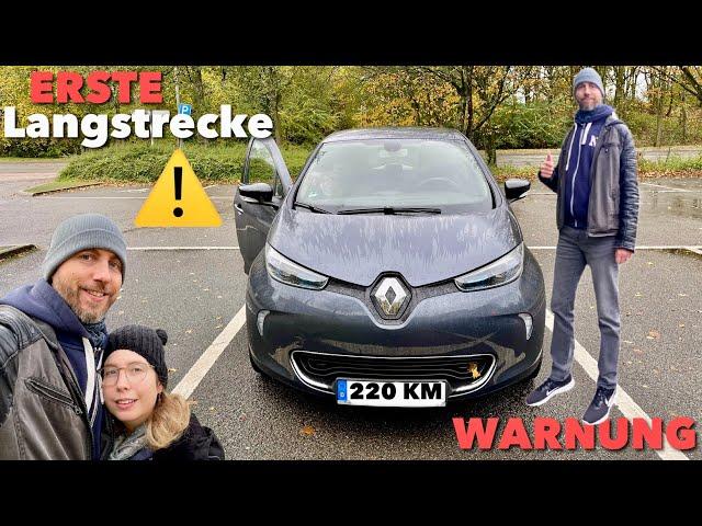 220 KM, 7 Grad Celsius - Renault ZOE R110  Herbst Road Trip - Geht es mit einer Akku Ladung 41kWh ??