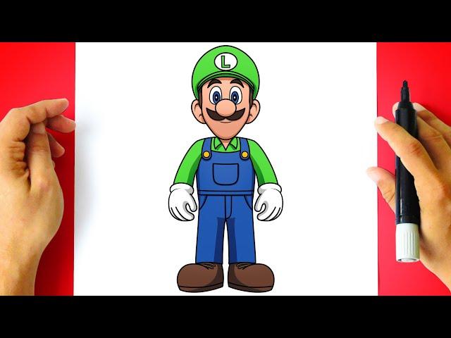 How To DRAW LUIGI - The Super Mario Bros. Movie