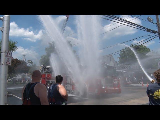 Baldwin,ny Fire Department Ladder 207 Wetdown