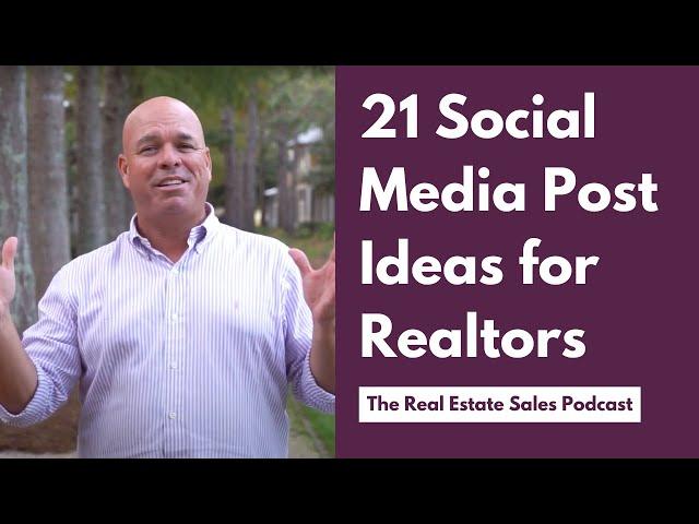 Social Media Post Ideas for Realtors