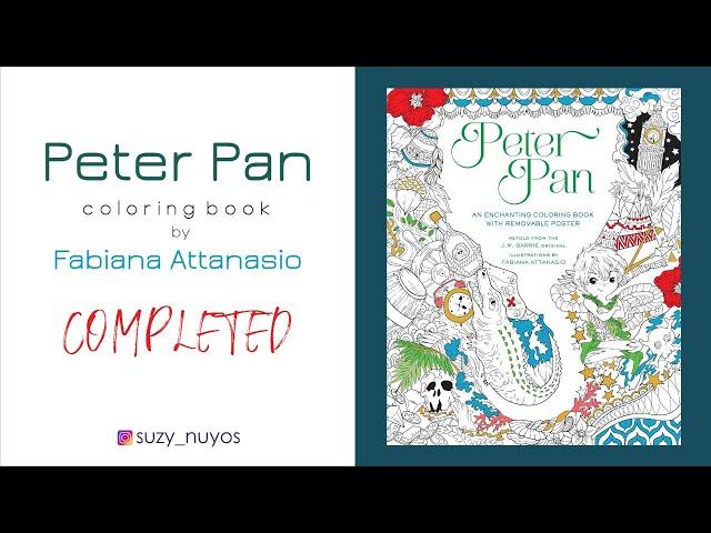 [Completed Coloring Book] Peter Pan by Fabiana Attanasio