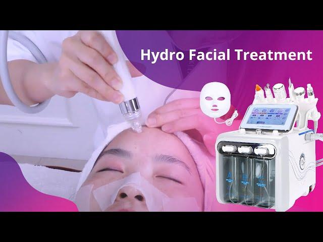 7 In 1 Pro Hydra Facial Water Dermabrasion Hydrogen Oxygen Machine