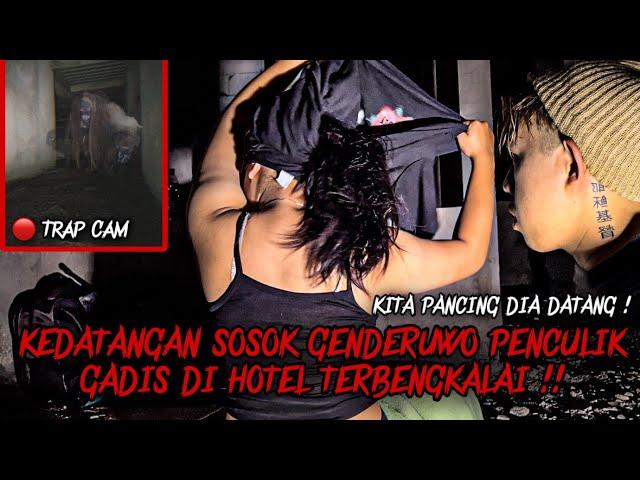 MENCEKAM ! CAMPING HORROR BERDUAAN DI HOTEL TERBENGKALAI TEMPAT GENDERUWO PENCULIK PARA GADIS !!