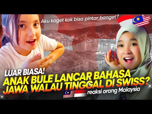 KEREN BANGET! ANAK BULE tinggal di luar negeri pintar ngomong BAHASA INDONESIA DAN JAWA?!  REACT