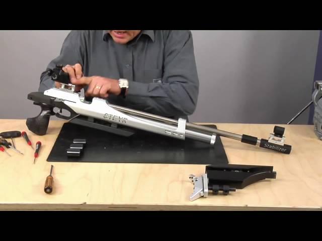 STEYR LG 110 Rotating the barrel