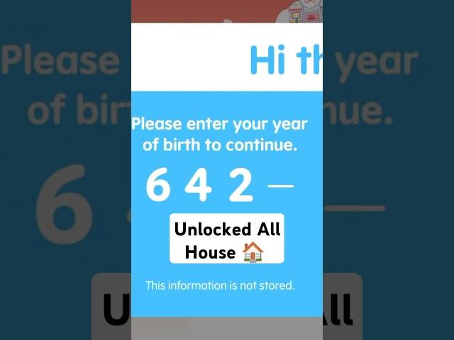 Free Unlock All House  Toca Boca Free Code #tocaboca #tocalifeworld