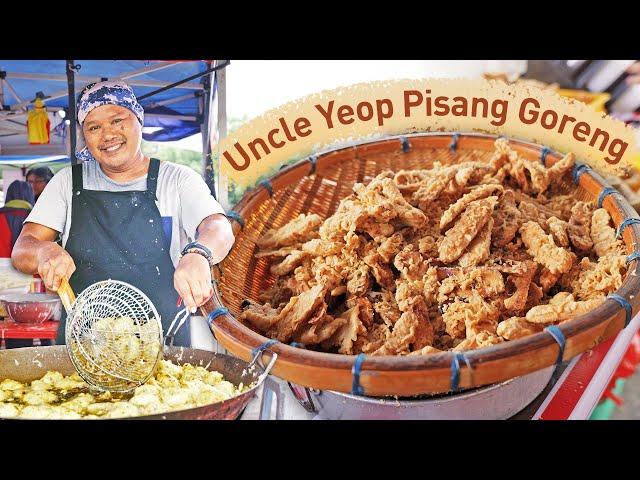 Jual Pisang Goreng Bersama Anak & Isteri | Uncle Yeop Pisang Goreng