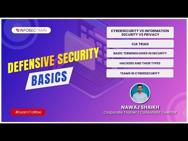 Cyber Security Vs. Information Security | What is Hacking? | Types of Hackers | InfosecTrain