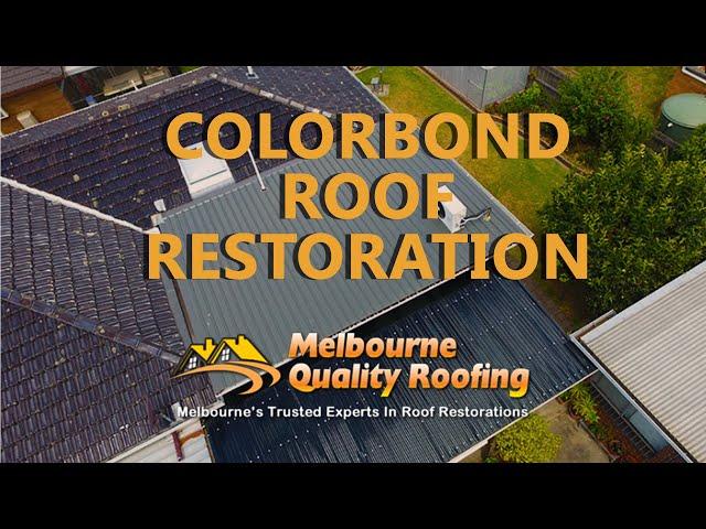 New Colorbond Roof Restoration