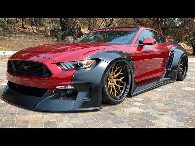 Installing the worlds craziest wide body on our cheapest Mustang (Part 2)