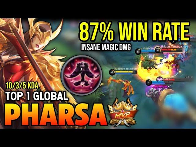 PHARSA BEST BUILD 2022 | TOP 1 GLOBAL PHARSA GAMEPLAY | MOBILE LEGENDS 