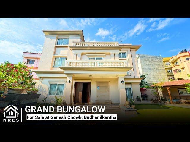 GRAND BUNGALOW TOUR IN KATHMANDU | FOR SALE | HOUSE TOUR #nres #realestate #forsale #house