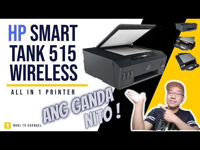 HP Smart Tank 515 Wireless All in 1 Printer l first setup l Unboxing l Testing I ok ba?