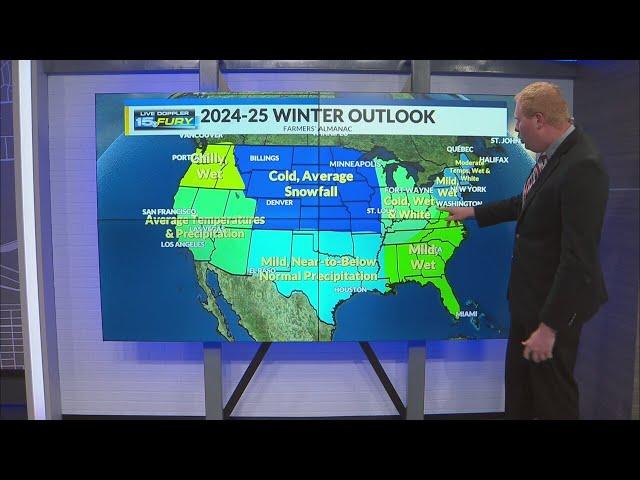 Farmers' Almanac 2024-25 winter outlook released