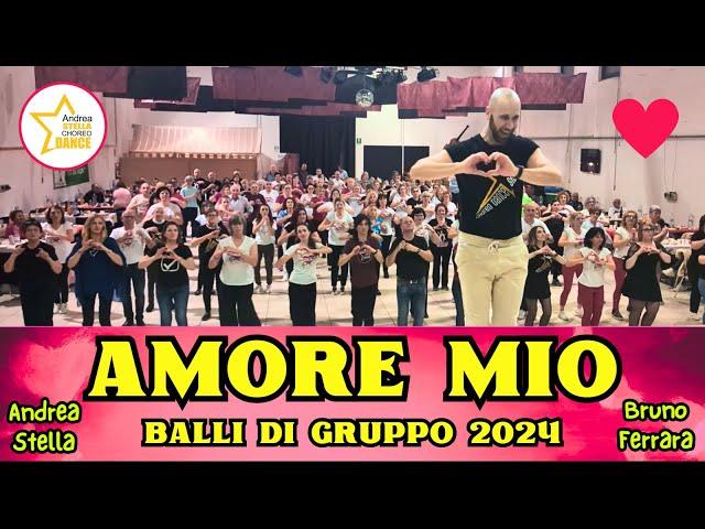 AMORE MIO | Balli Di Gruppo | COREOGRAFIA | Nuovo Riempipista 2024 | ANDREA STELLA | #coreografia