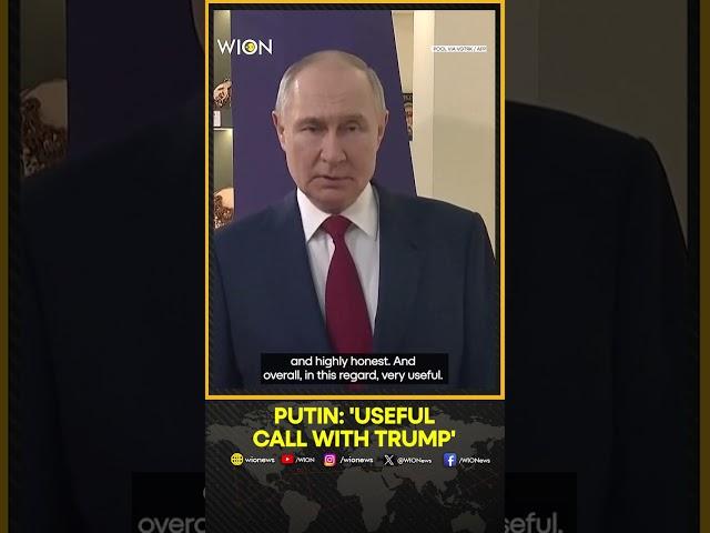 Russia-Ukraine War: Putin Says Held 'Useful' Call With Trump On Ukraine | WION Shorts