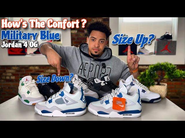 Size tips & How’s The Confort Of The Mulitary Blue Jordan 4, Here’s everything you to know.