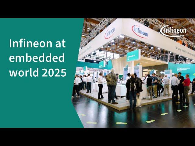 Teaser - Infineon at embedded world 2025 | Infineon