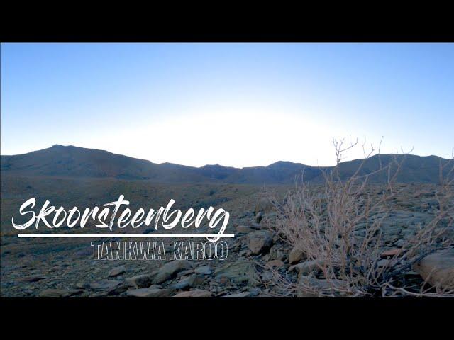 Camping at Skoorsteenberg - Tankwa Karoo