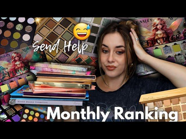 MONTHLY EYESHADOW PALETTE RANKING |Ensley Reign, Glaminatrix, Adept, Natasha Denona,  & More!