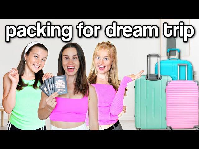 PACKING FOR DREAM TRIP ABROAD! ️ | Family Fizz