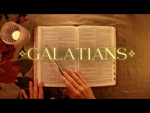 Bible Reading ASMR  Galatians  Sleepy Whispers ᶻ 𝗓 𐰁