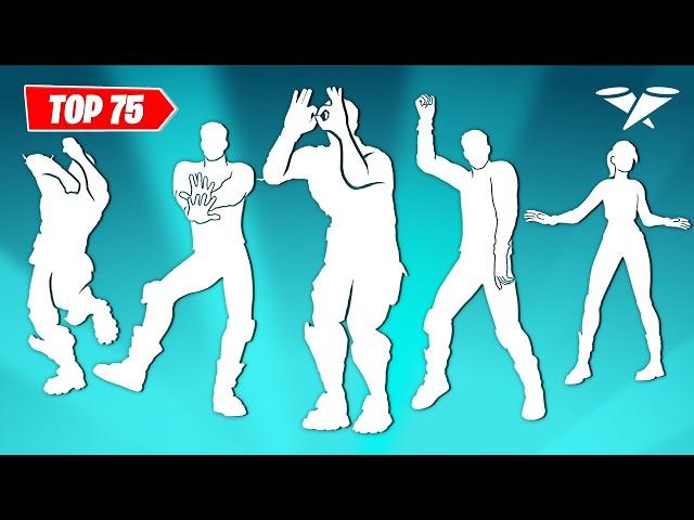 Top 75 Icon Series Dances & Emotes in Fortnite | Chapter 1-6