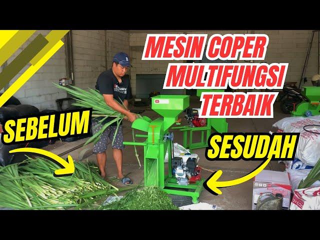 TERBUKTI TERBAIK DI KELASNYA  Mesin Coper Multifungsi CM2000 Pisau HSS #mesincacahmultifungsi