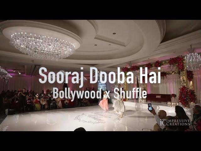 Friend's WEDDING Performance | Anisha + Rohan | BOLLYWOOD x SHUFFLE | Sooraj Dooba Hai | DesiFuze