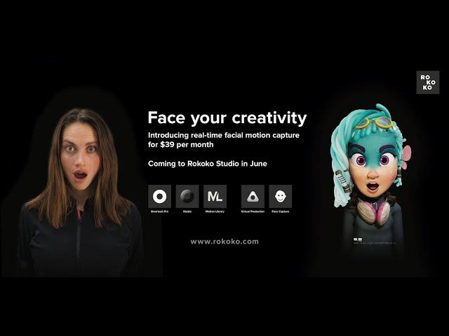 Rokoko’s facial motion capture solution is here!