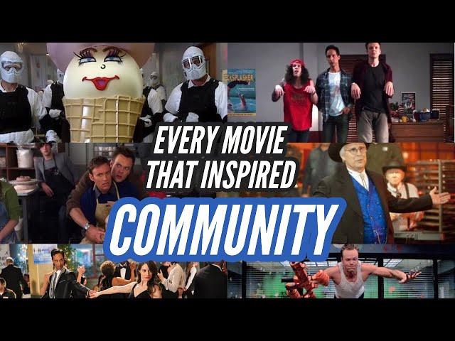 Community - Every Movie Reference Side By Side & Listed.