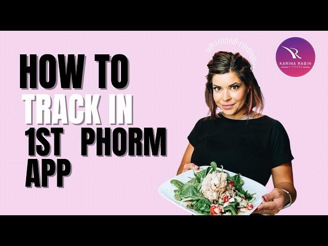 How to track in 1st phorm