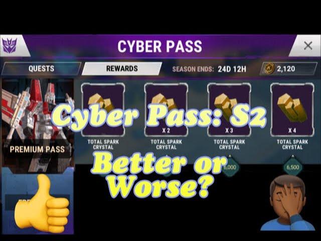 Transformers Earth Wars-Cyber Pass S2: Mid-season Review