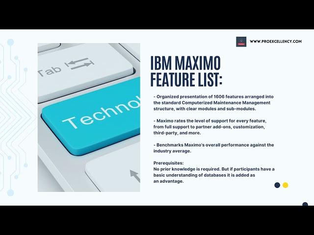 IBM Maximo online training | Proexcellency Trainer