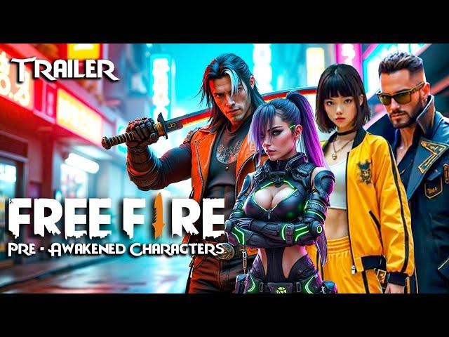 Free Fire The Pre-Awakened Characters Trailer | Free Fire| Oz Graphics Studios #FreeFire