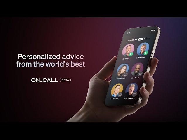 Introducing MasterClass On Call: Wisdom from the World's Best—Anytime, Anywhere