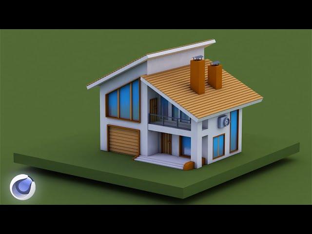 Making a house in Cinema 4D