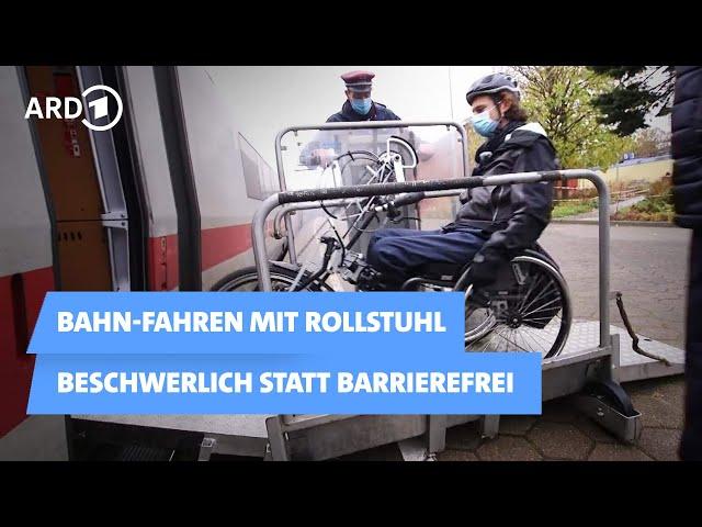 Extrem beschwerlich: Bahnfahren für Rollstuhlfahrer | Panorama 3 | NDR